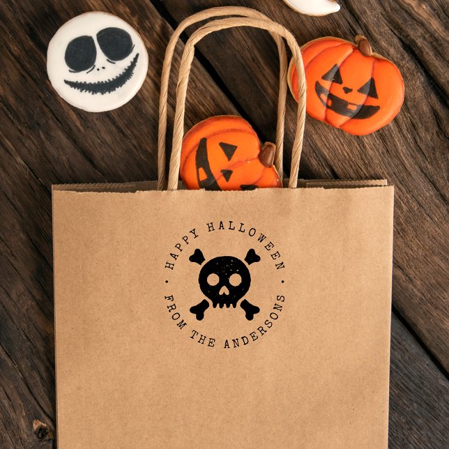 Sello Automático Halloween con cráneo dibujado a mano (Subido por el creador)