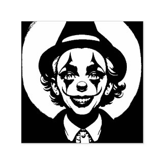 Sello Automático ~ HALLOWEEN ~ Dibujo de disfraz de payaso ~ 