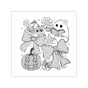 Sello Automático Halloween, un profesor fantasmal