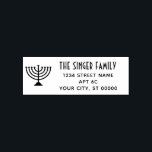 Sello Automático Hanukkah Chanukah Menorah Nombre Dirección de devo<br><div class="desc">Hanukkah Nombre Menorah Dirección de devolución ============</div>