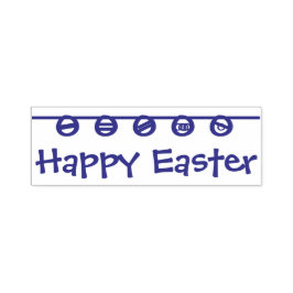 Sello Automático Happy Easter Rubber Stamp
