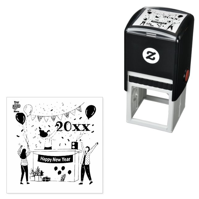 Sello Automático Happy New Year (In Situ)
