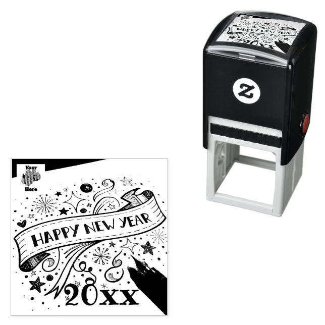 Sello Automático Happy New Year (In Situ)