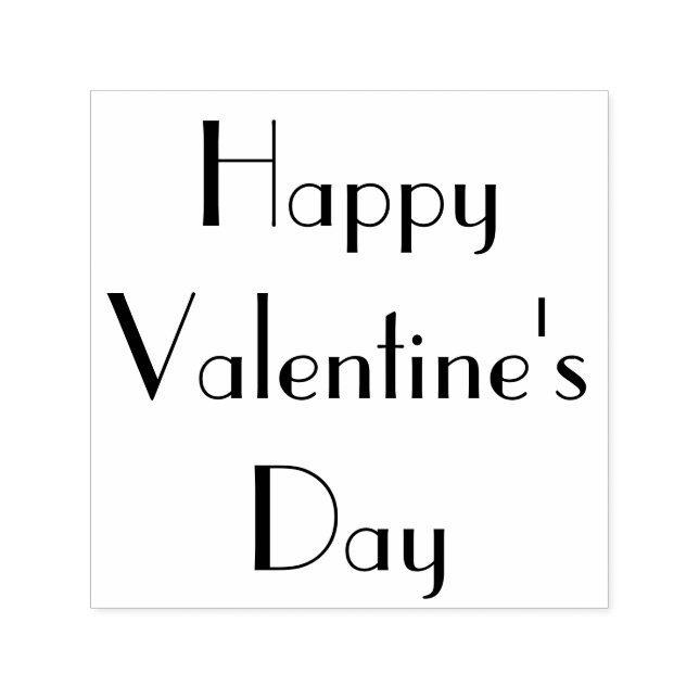 Sello Automático Happy Valentines Day Custom (Diseño)