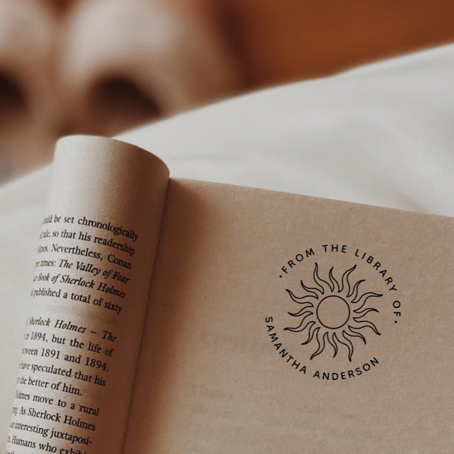 Sello Automático Haz el tuyo de la biblioteca de Boho Sun (Subido por el creador)