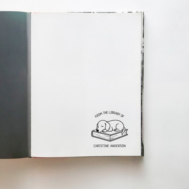 Sello Automático Haz lo propio | Dachshund | De La Biblioteca De (Subido por el creador)