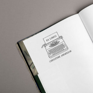 Sello Automático Haz lo propio   Máquina de escribir   De La Biblio