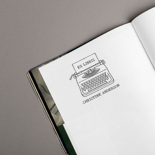 Sello Automático Haz lo propio | Máquina de escribir | De La Biblio (Subido por el creador)