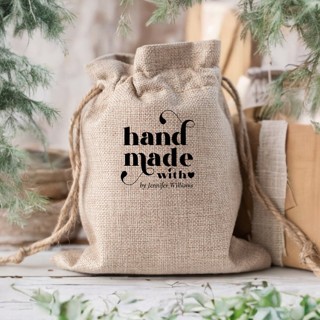 Sello Automático Hecho a mano con amor Corazón (Subido por el creador)