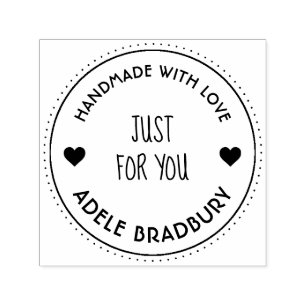 Sello Automático Hecho a mano personalizado elegante por