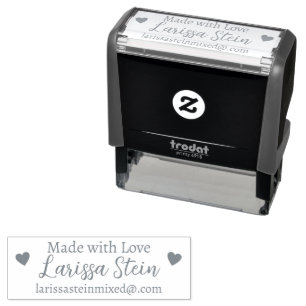 Sello Automático Hecho con Personalizado de amor