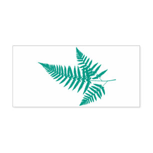 Sello Automático Helecho y Follaje, Arte de Jardín de Plantas Natur
