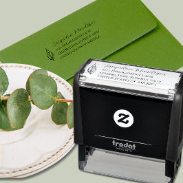 Sello Automático Hoja moderna