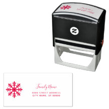 Holiday Return Address Self-inking Stamp