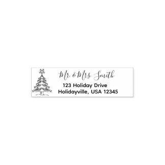 Sello Automático Holiday Self-Inking Stamp