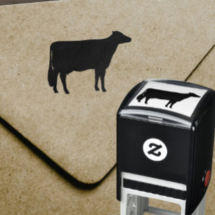 Sello Automático Holstein Cow Silhouette