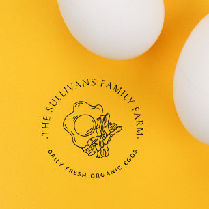 Sello Automático Huevos de época y cartón de huevos de granja de Pe