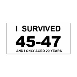 Sello Automático I Survived 45-47