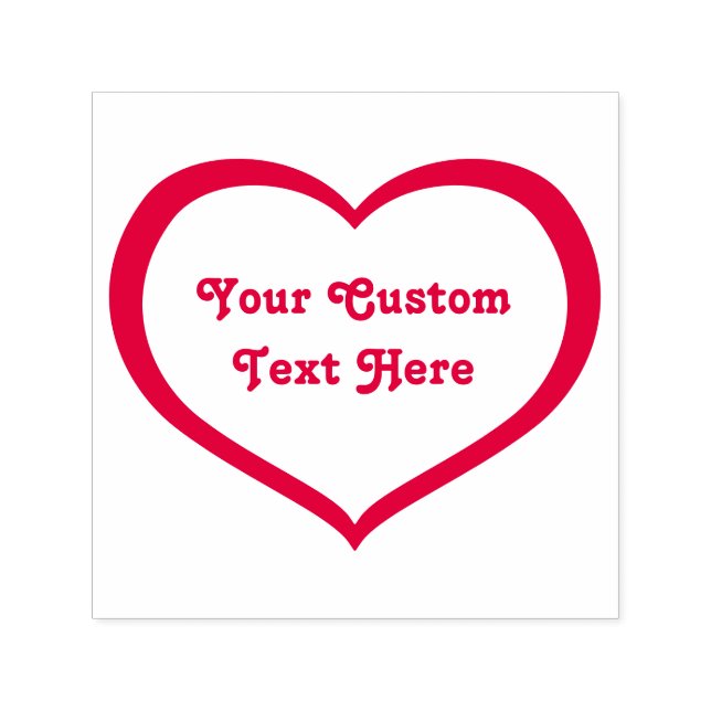 Sello Automático Icono de corazón plano (Diseño)