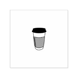 Sello Automático Icono de ilustracion de café