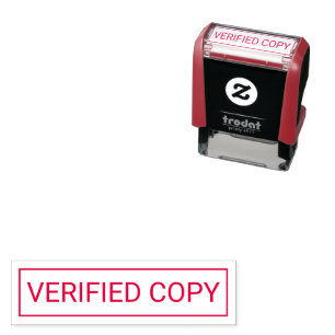 Sello Automático Identificador de Oficina Limpia Copia Verificada
