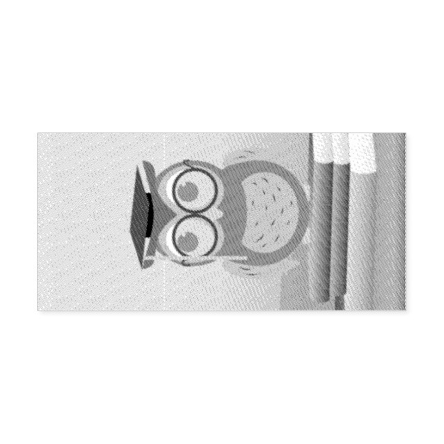 Sello Automático Ilustracion de búho (Diseño)