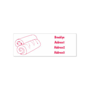 Sello Automático Ilustracion de personalizado de bollería y bollerí