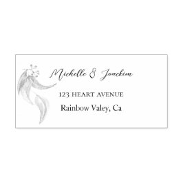 Sello Automático Ilustracion Eucalipto de acuarela artística