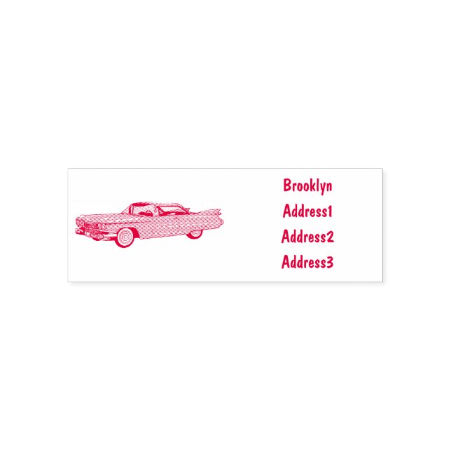 Sello Automático Ilustracion personalizado clásico de 1959 (Diseño)