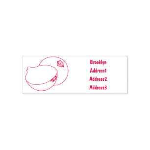 Sello Automático Ilustracion personalizado de cebolla