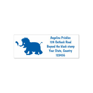 Sello Automático Ilustracion personalizado de mamut torpe