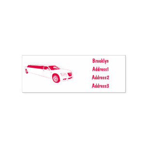 Sello Automático Ilustracion personalizado limusina