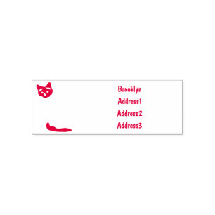 Sello Automático Ilustracion personalizado siamés