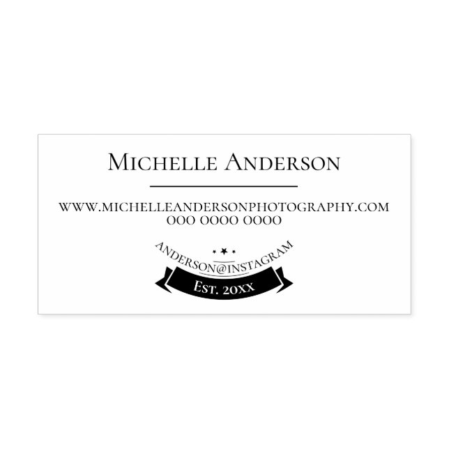 Sello Automático Imagen de marketing de negocios de agente inmobili (Diseño)