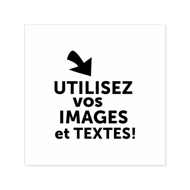 Sello Automático Imprima sus diseños en línea en francés (Diseño)