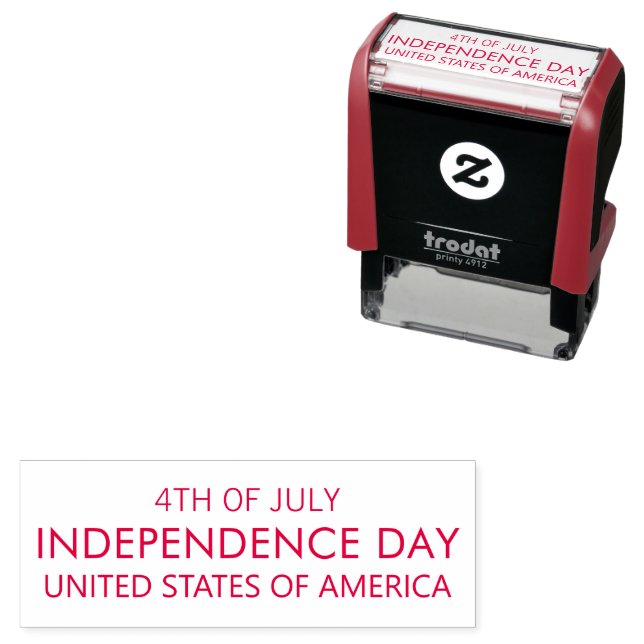 Sello Automático INDEPENDENCE DAY Stylish Font (In Situ)
