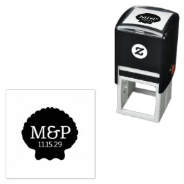 Sello Automático Iniciales de Beach Vibe