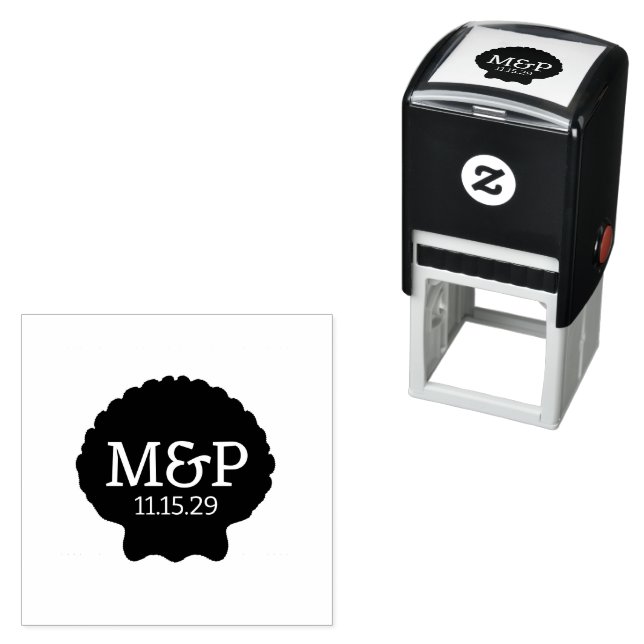 Sello Automático Iniciales de Beach Vibe (In Situ)