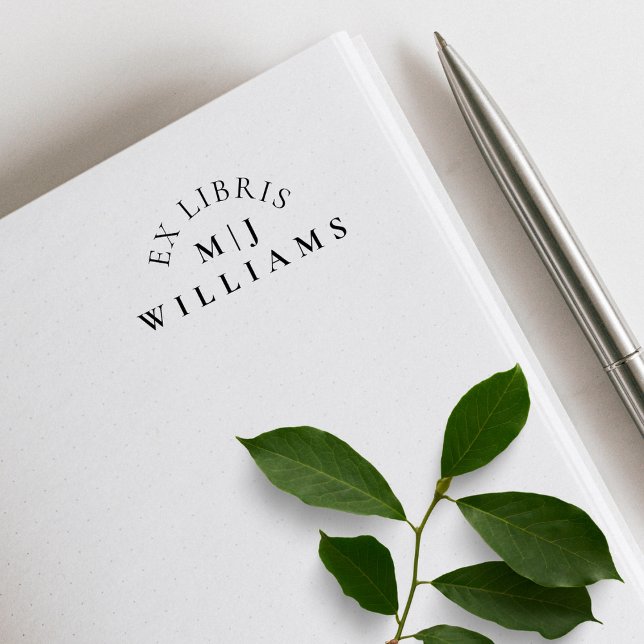 Sello Automático Iniciales de nombres personalizados de ex Libris s (Subido por el creador)