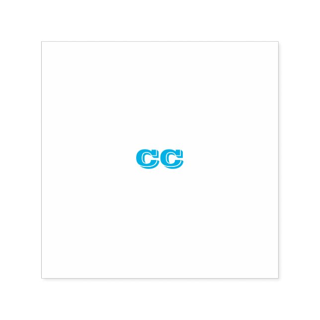 Sello Automático Iniciales de tu empresa para tarjetas de calificac (Diseño)