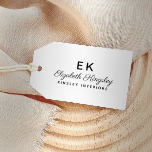Sello Automático Iniciales Elegantes Nombre Guión Monograma