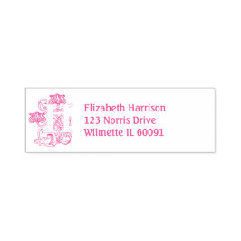 Sello Automático Inicio floral Art Nouveau H