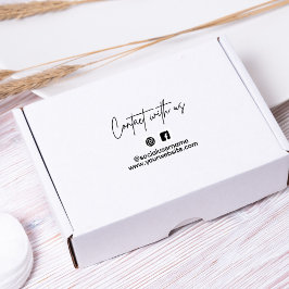 Sello Automático Instagram de pequeñas empresas Facebook Síguenos