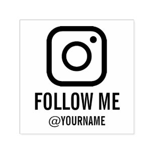 Sello Automático Instagram personalizado   Sígueme en Instagram Sel