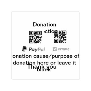 Sello Automático Instrucciones para la recolección de donaciones: a