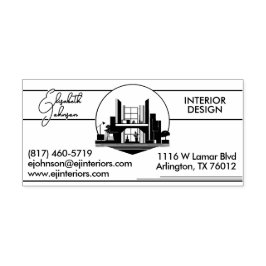 Sello Automático Interior Design or Architect Logo