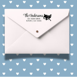 Sello Automático Invitación a la fiesta de cumpleaños de superhéroe