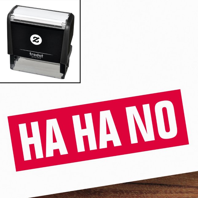 Sello Automático Ja ja ja (Ha ha no self-inking stamp)