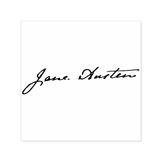 Sello Automático Jane Austen Signature (Diseño)