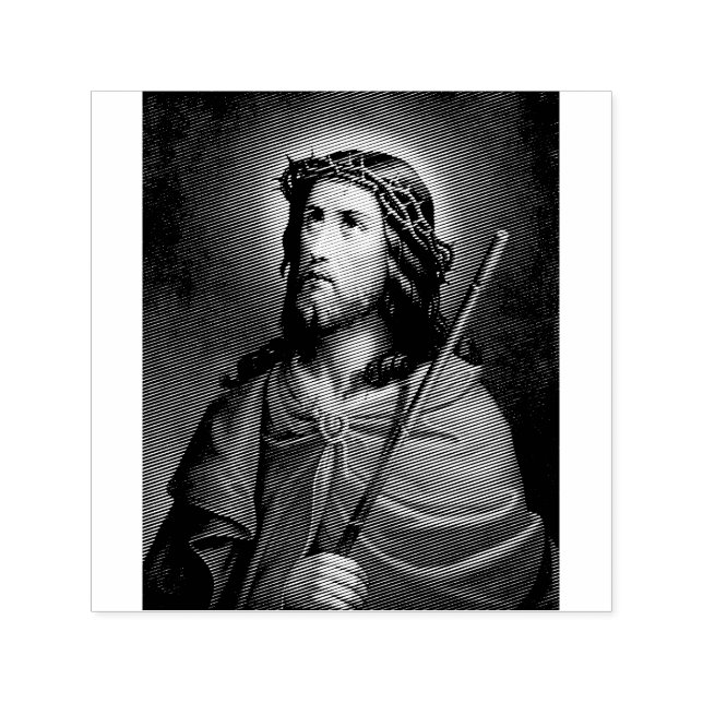 Sello Automático Jesús con Corona de espinas (Diseño)